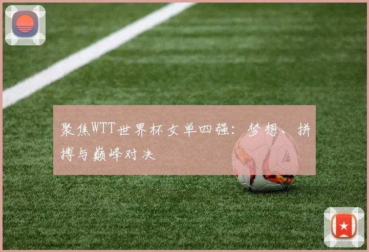 聚焦WTT世界杯女单四强:梦想、拼搏与巅峰对决
