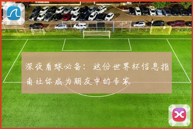 深夜看球必备:这份世界杯信息指南让你成为朋友中的专家