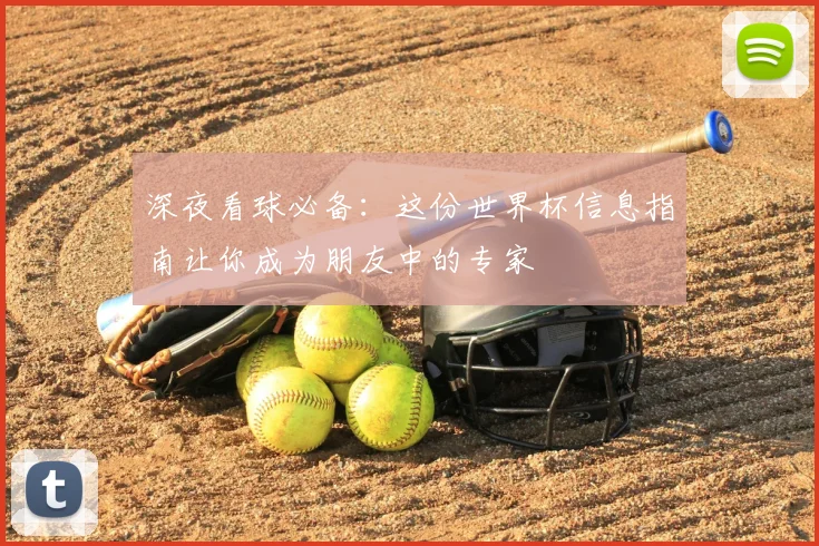 深夜看球必备:这份世界杯信息指南让你成为朋友中的专家
